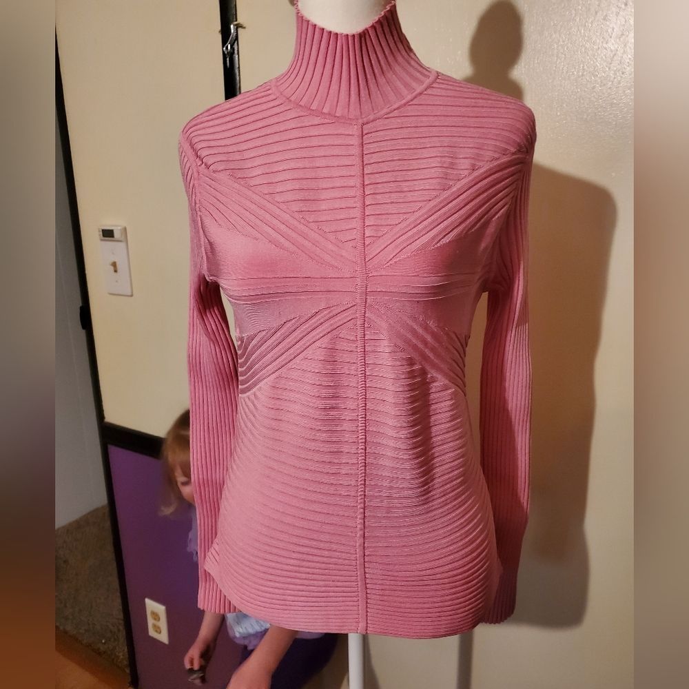 Turtle neck long sleeve %78 silk